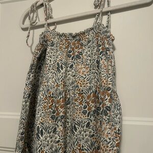 Rylee + Cru Tie Mini Flower Field Dress, Womens, Like new, Size Small